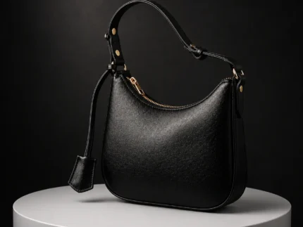 Black Shoulder Hobo Bag