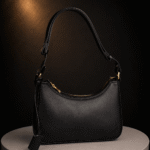 Black Shoulder Hobo Bag - Image 3